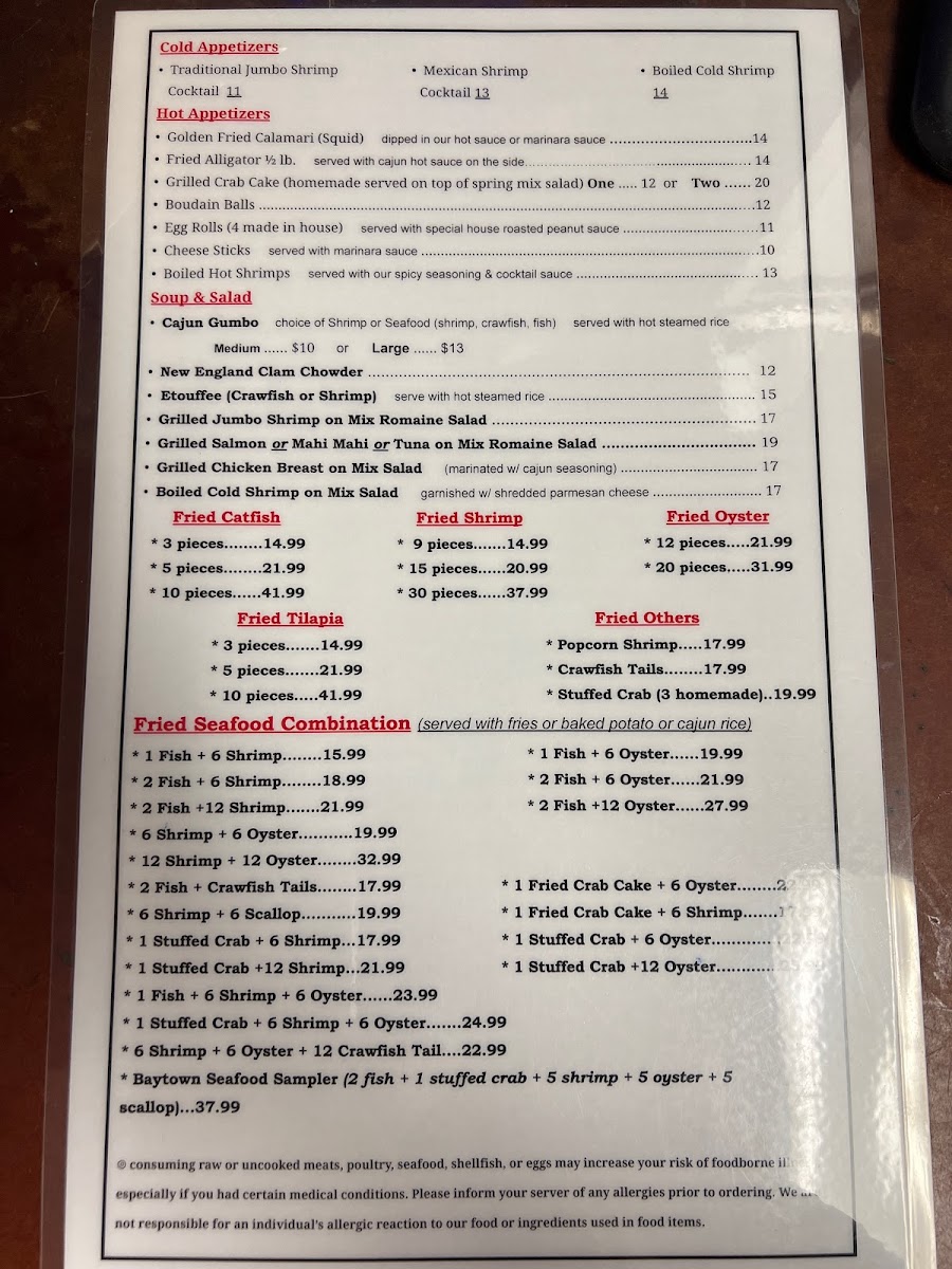Baytown Seafood Restaurant - 8