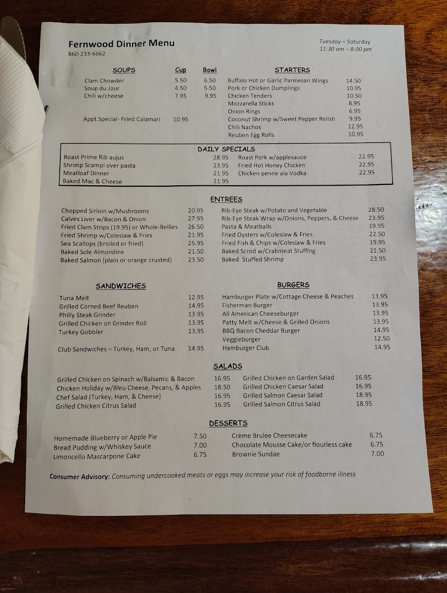 Fernwood Restaurant - 1