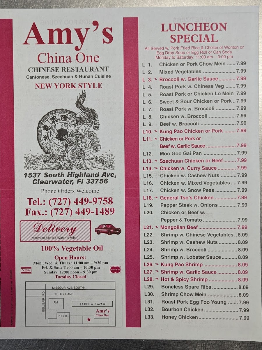 Amy's China One Chinese - 1