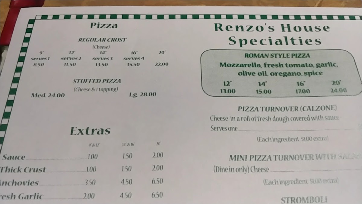 Renzo's Pizzeria & Trattoria - 5