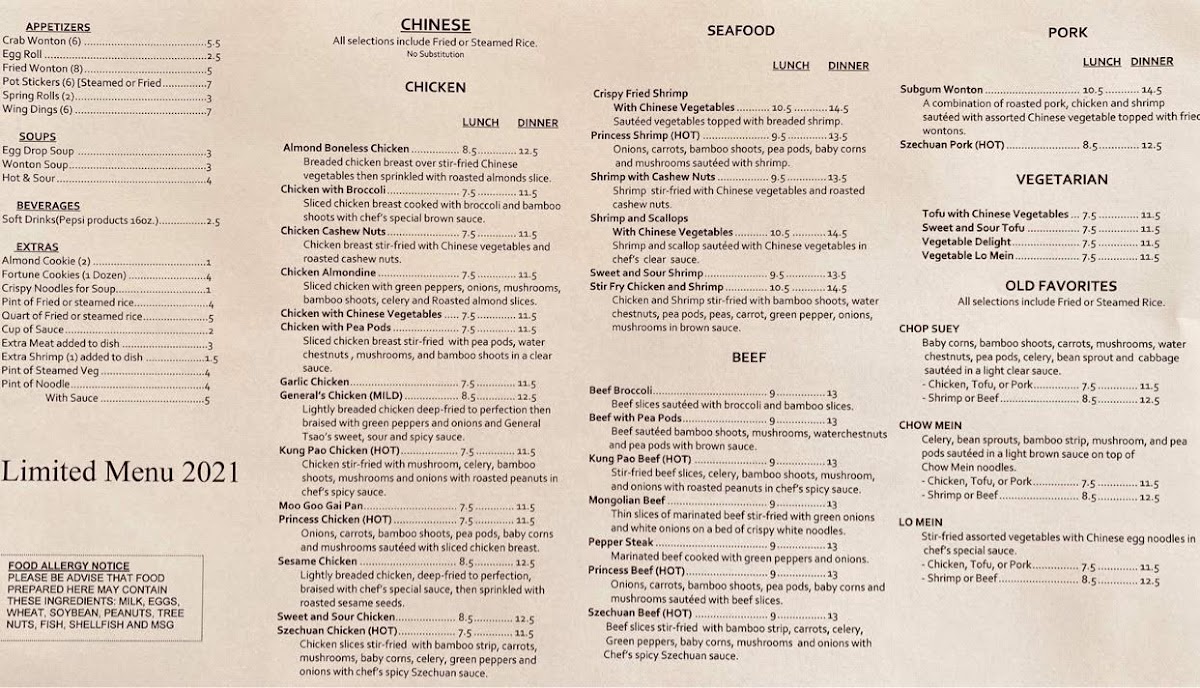 Indo China Gardens - Boyne City (TakeOut ONLY) - 2