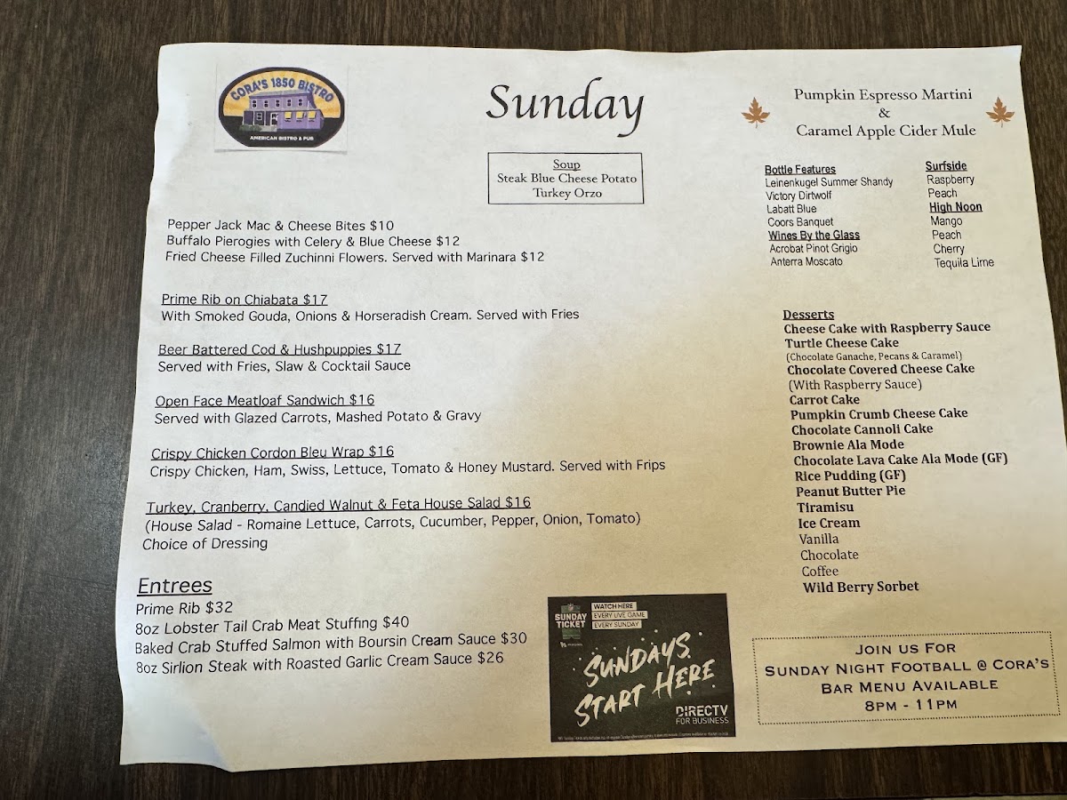 Cora's 1850 Bistro - 1