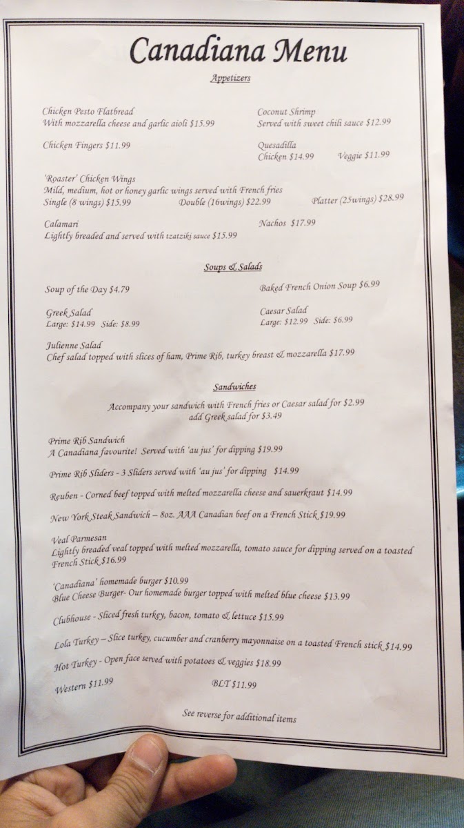 Canadiana Restaurant - 1