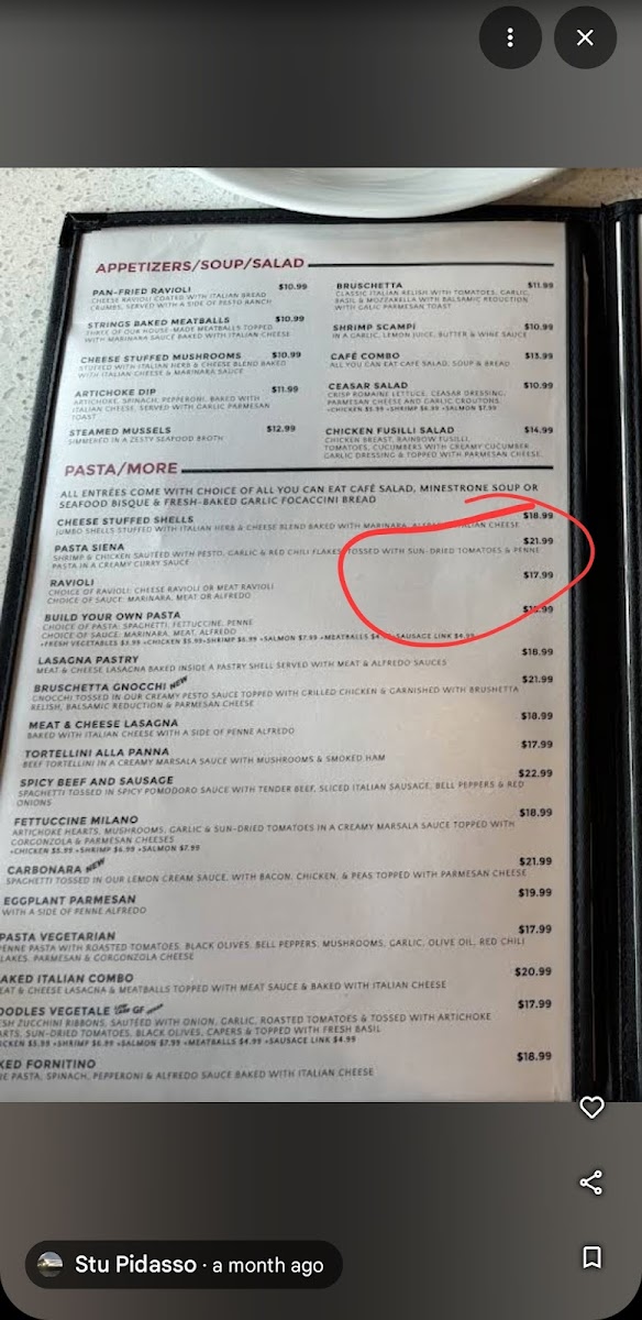 Strings Italian Cafe Lodi - 2