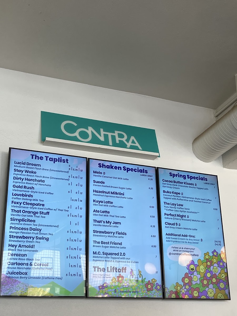 CONTRA COFFEE and TEA - 1