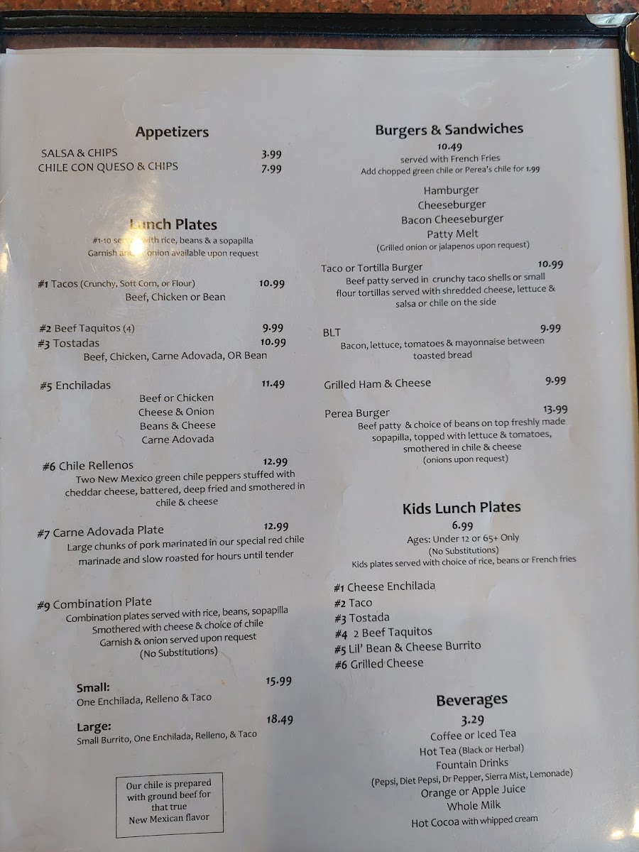 Perea's New Mexican Restaurant - 4