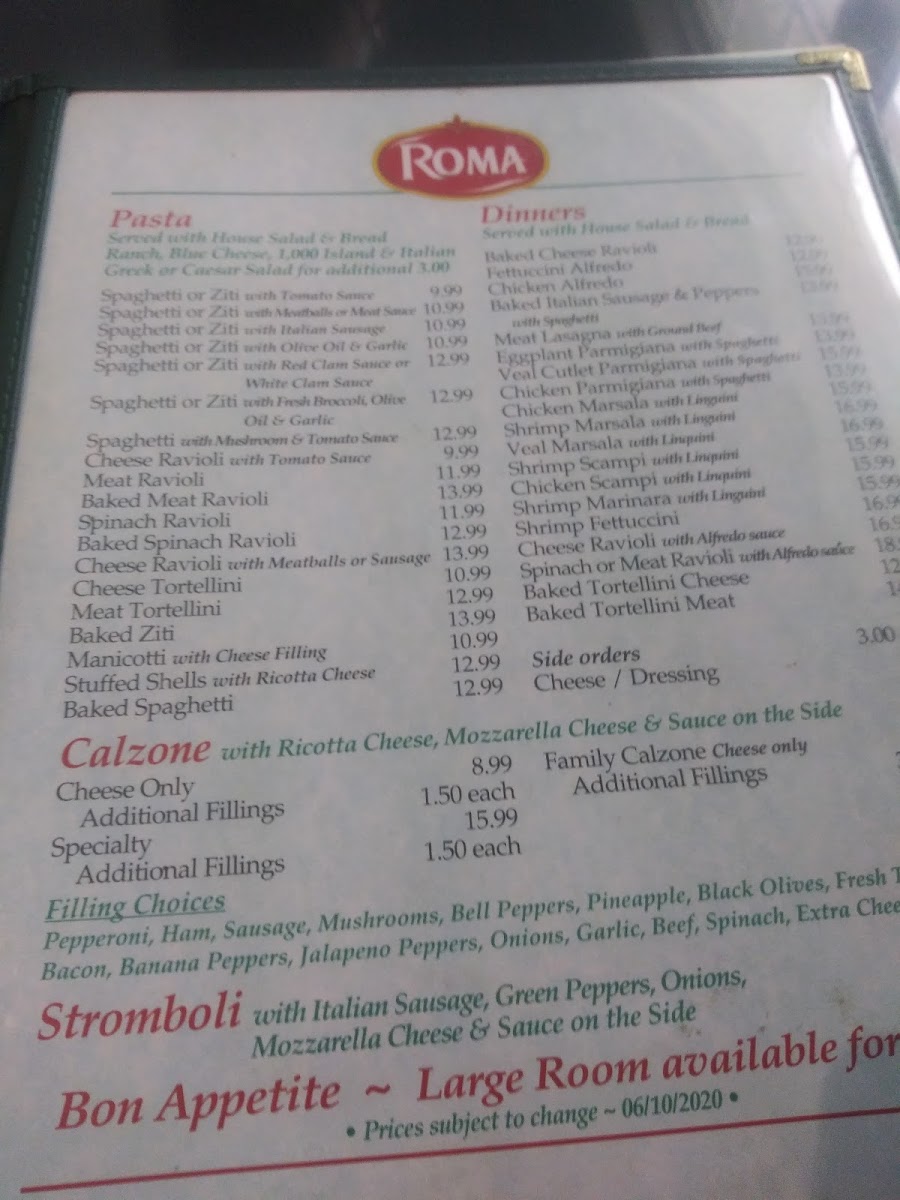 Roma Restaurant Pizza, Pasta, & More - 8