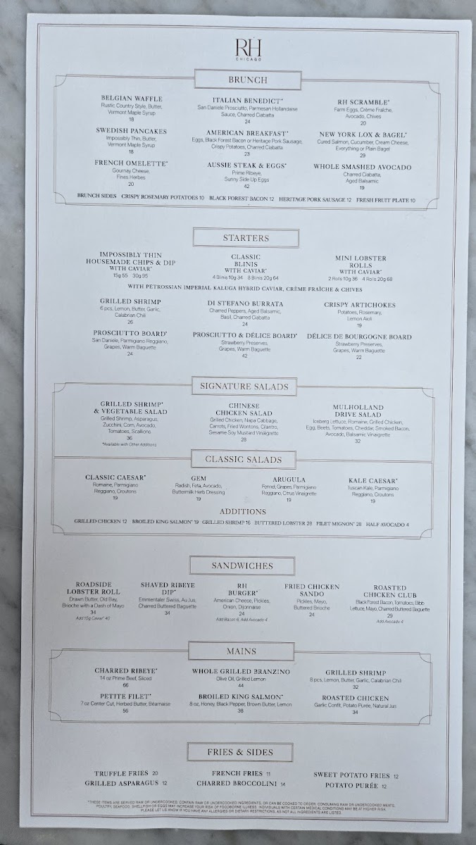 3 Arts Club Cafe at RH Chicago - 1