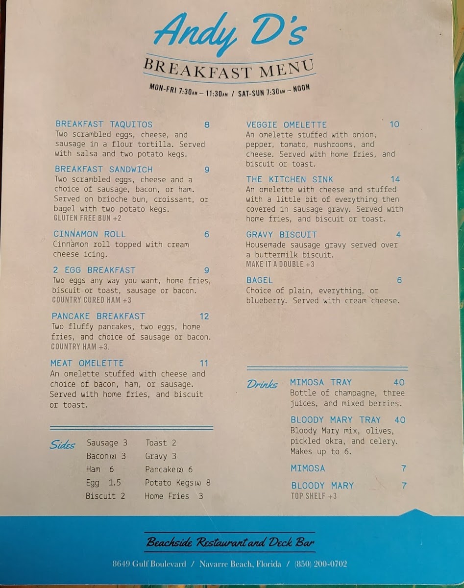 Andy D's Beachside Restaurant & Deck Bar - 10