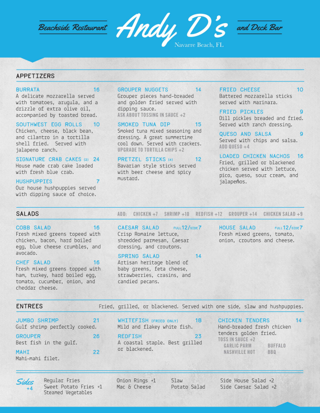 Andy D's Beachside Restaurant & Deck Bar - 2