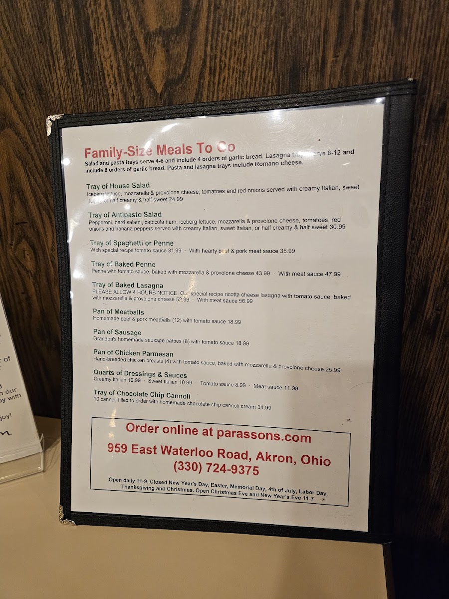 Parasson's Italian Restaurant - 7