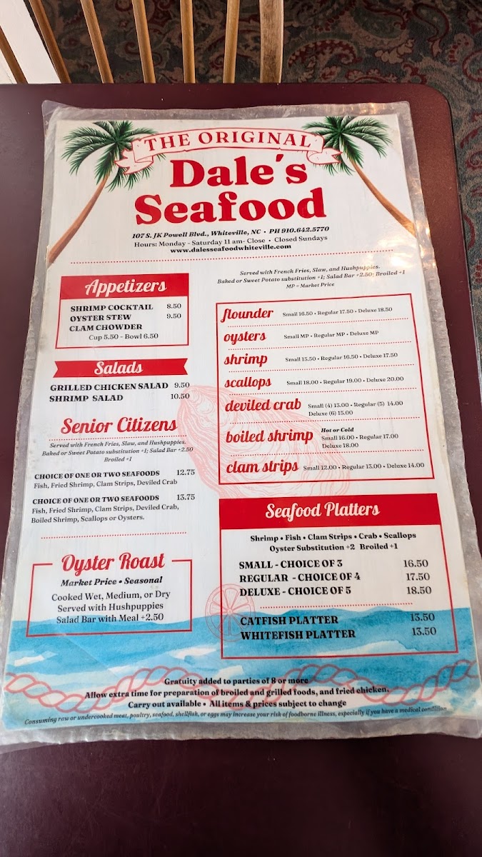 Dale's Seafood of Whiteville - 3