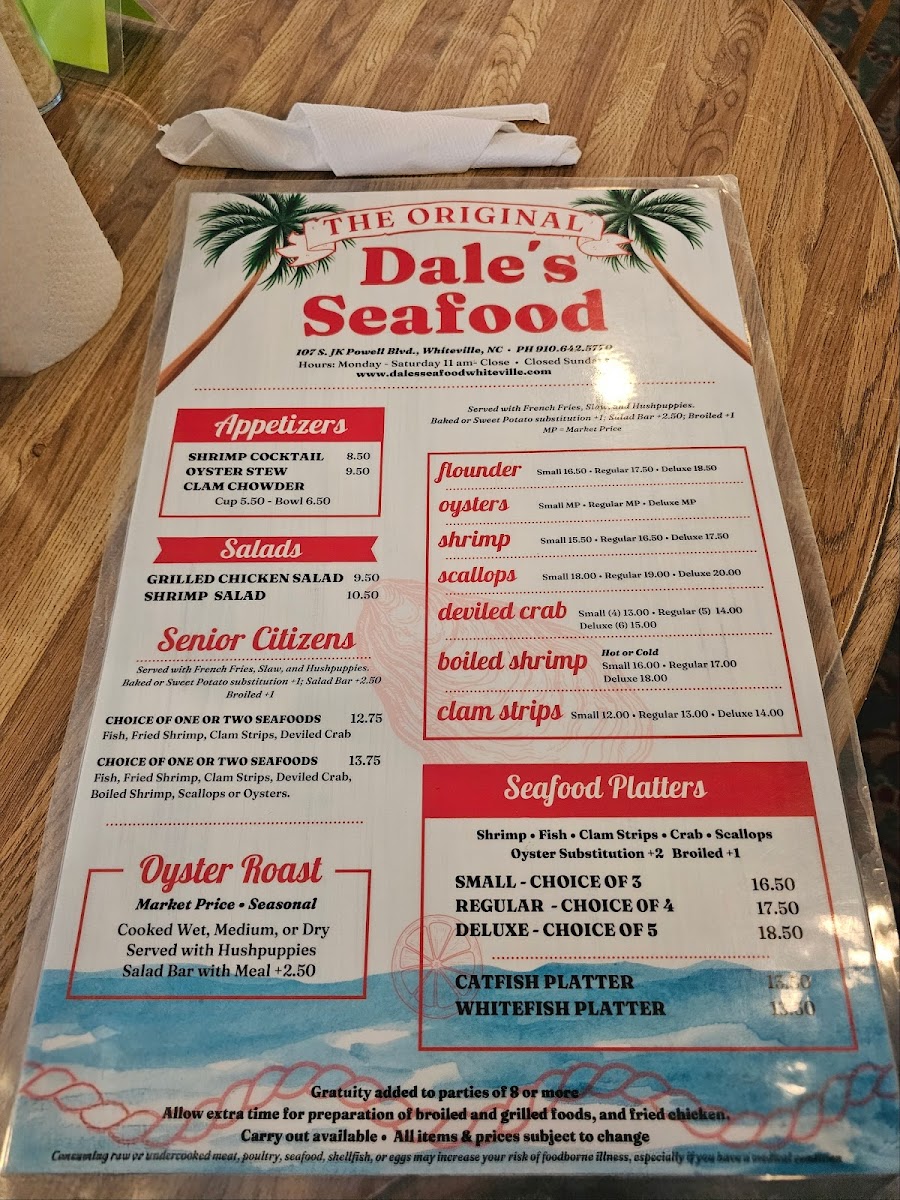 Dale's Seafood of Whiteville - 4