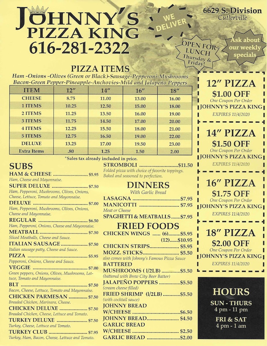 Johnny's Pizza King - 1