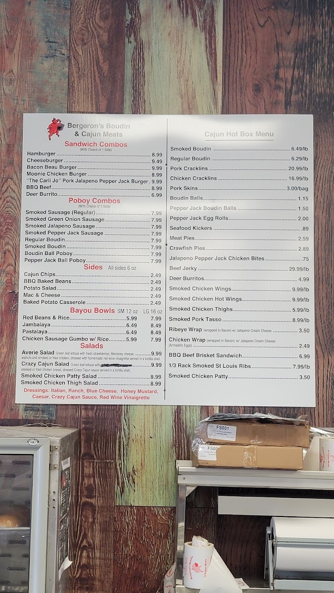 Bergeron's Boudin & Cajun Meats - 2