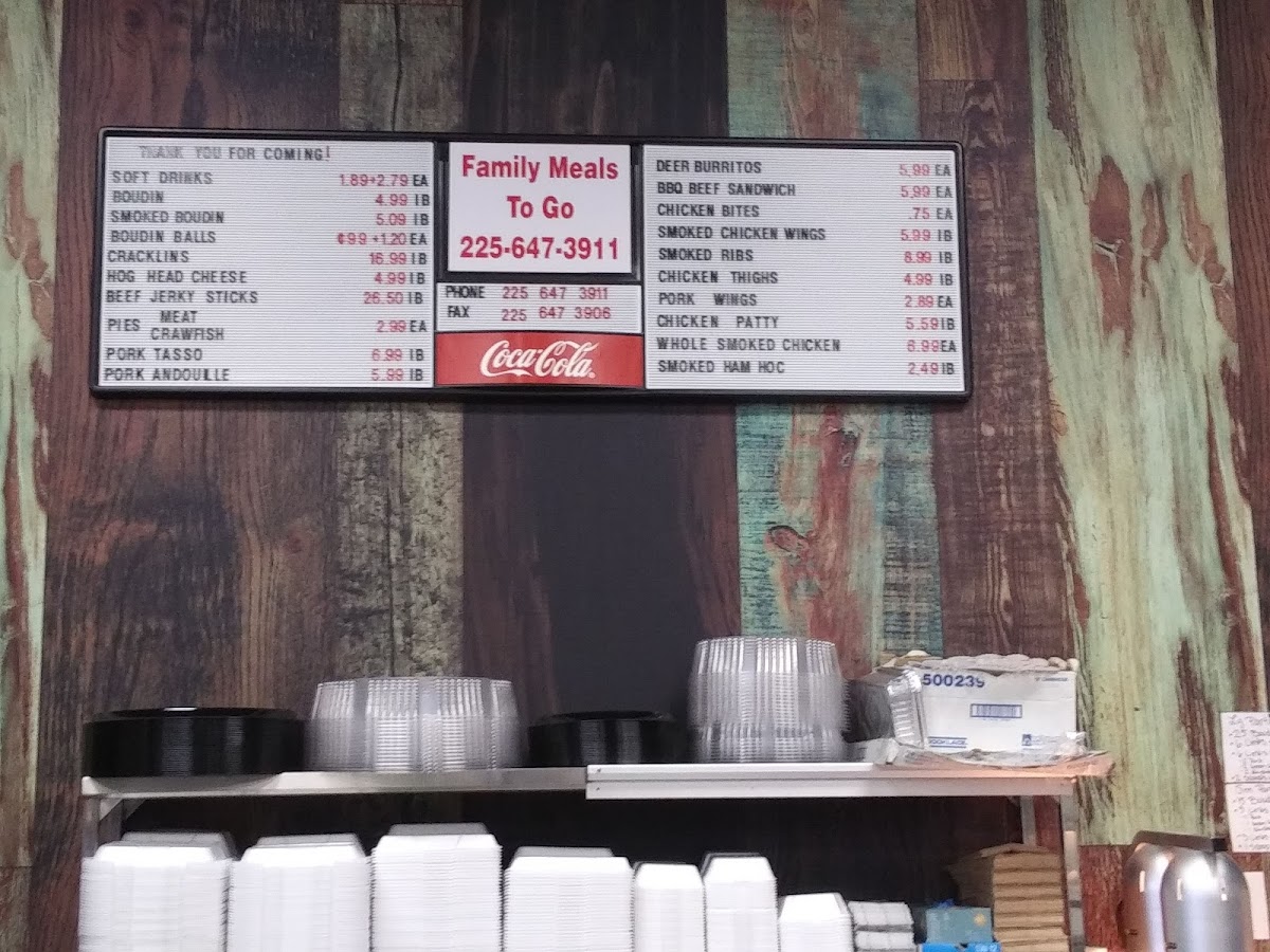 Bergeron's Boudin & Cajun Meats - 4