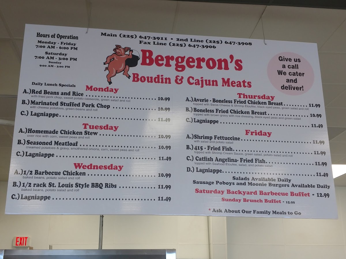 Bergeron's Boudin & Cajun Meats - 9