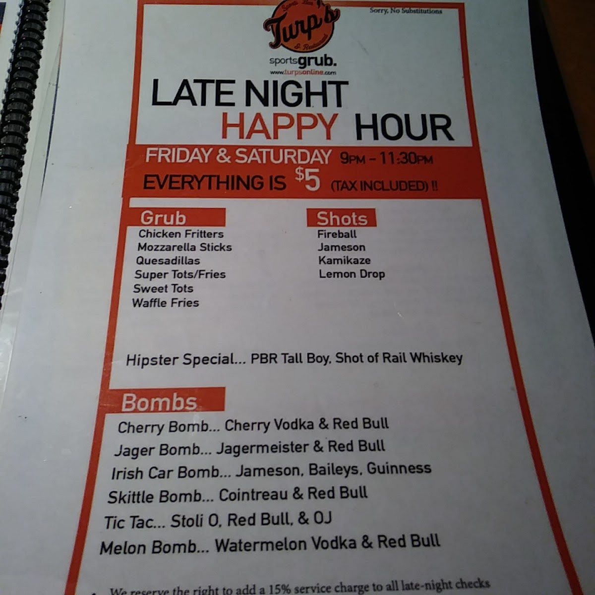 Turp's Sports Bar & Restaurant - 1