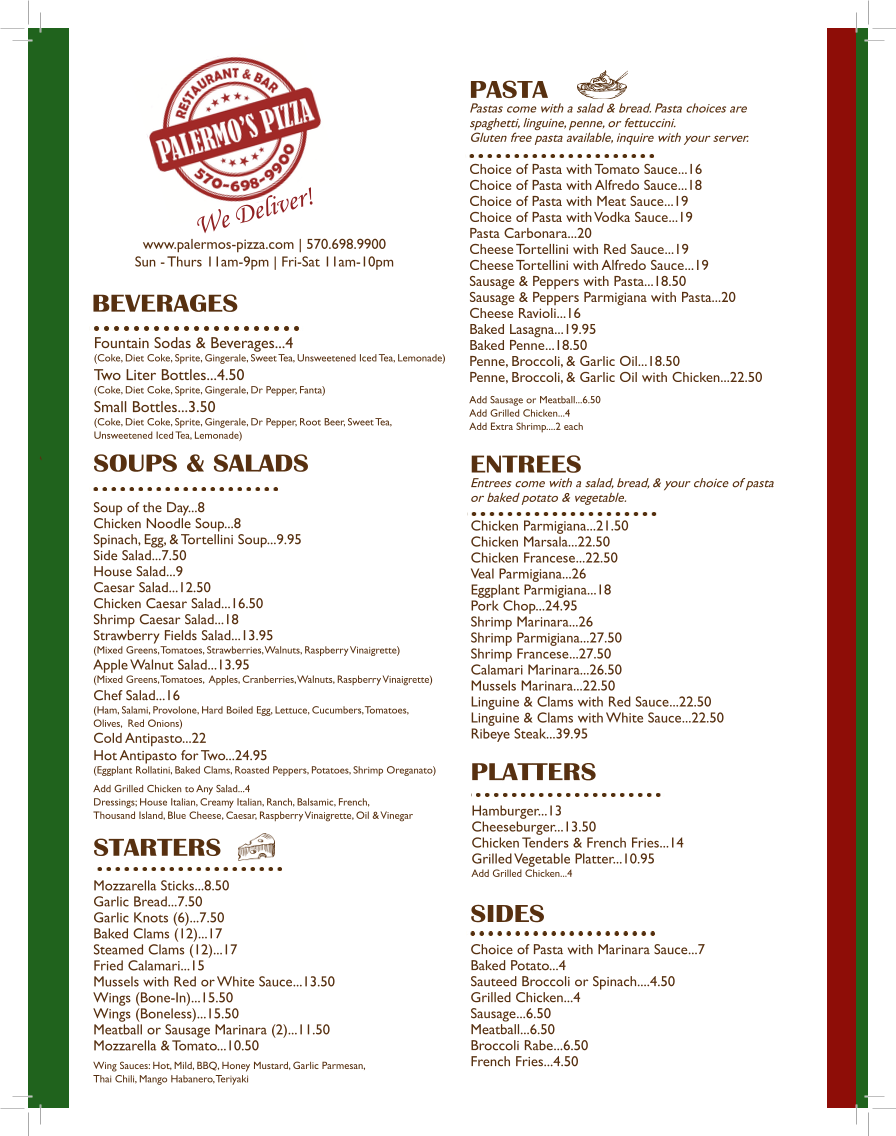 Palermo`s Pizza Restaurant & Bar - 1