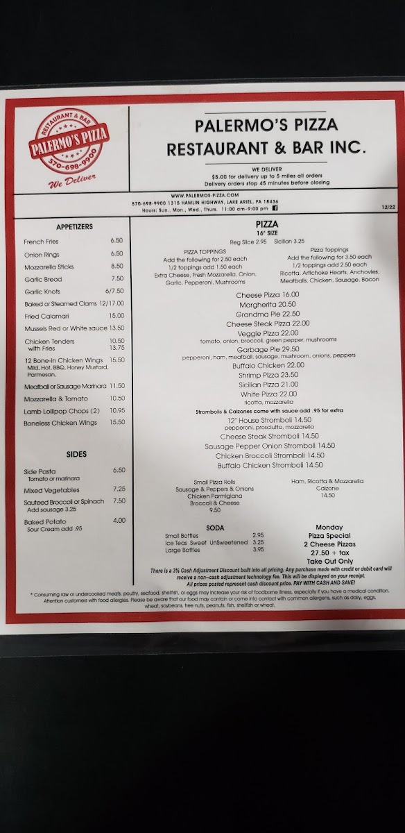 Palermo`s Pizza Restaurant & Bar - 8