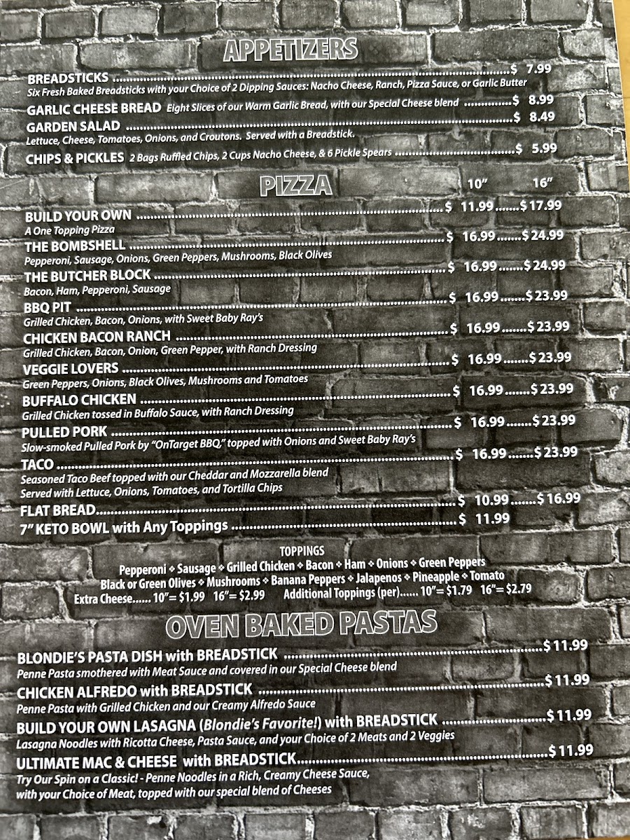 Blondie's Pizzeria & Pub - 1