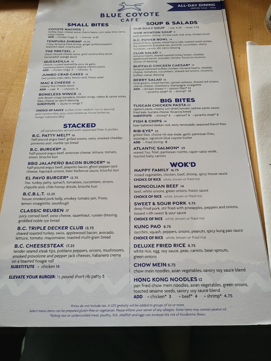 Blue Coyote Cafe - 1