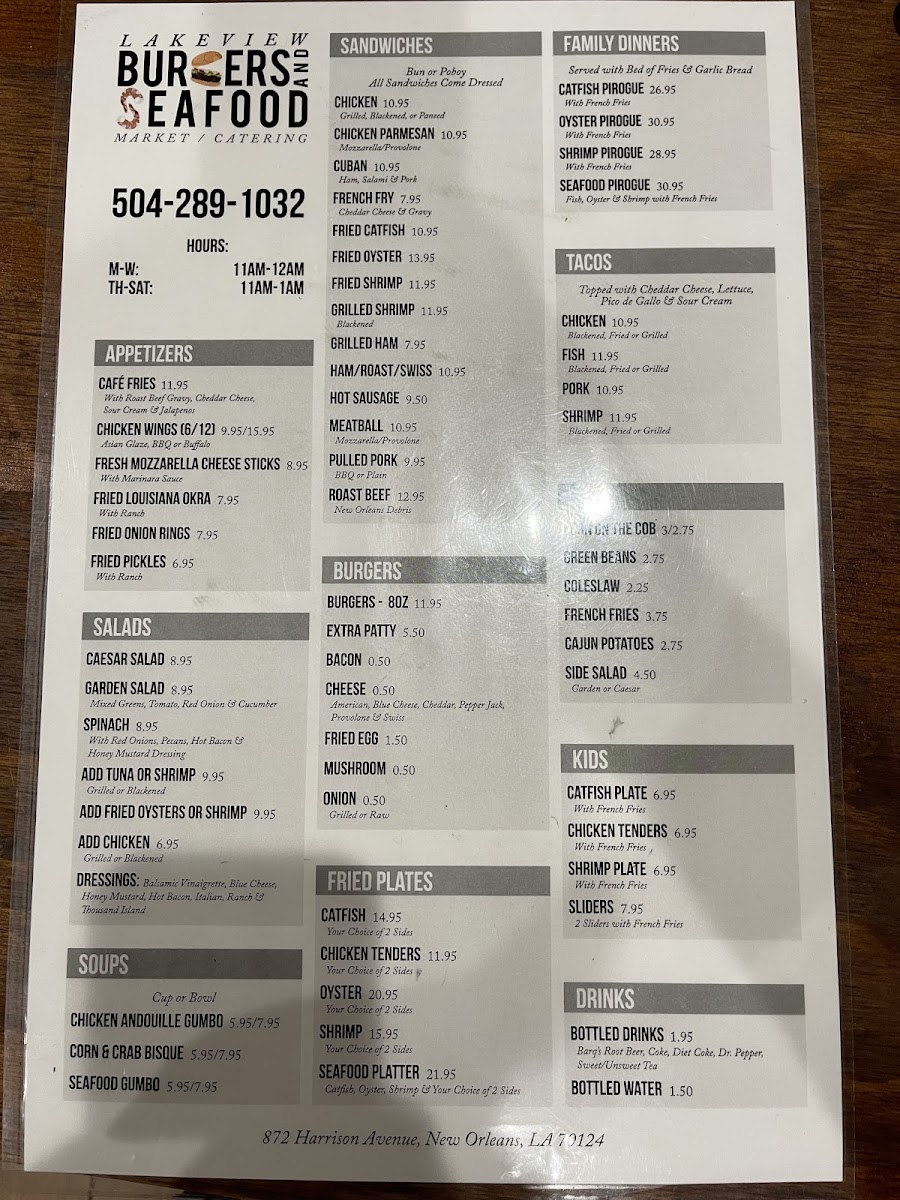 Lakeview Burgers and Seafood - 4