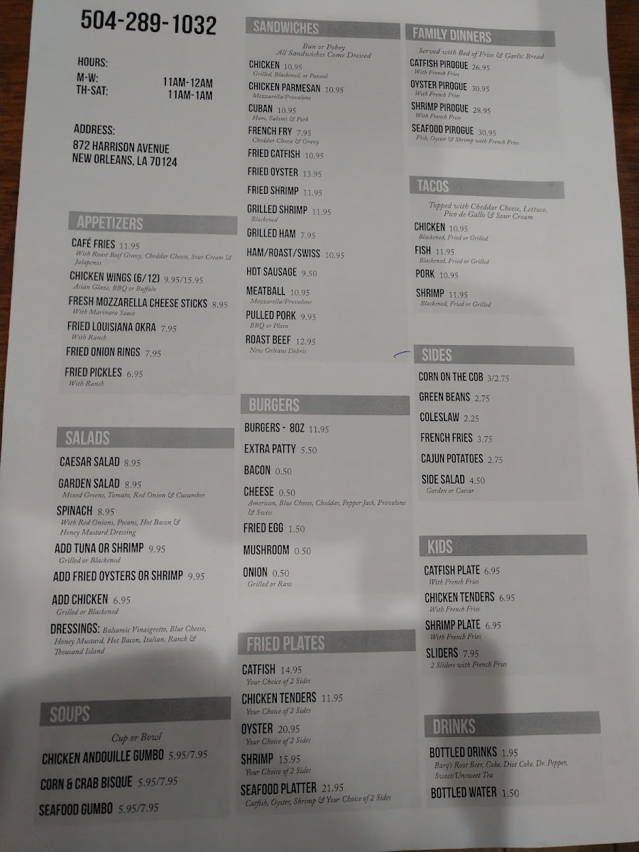 Lakeview Burgers and Seafood - 5