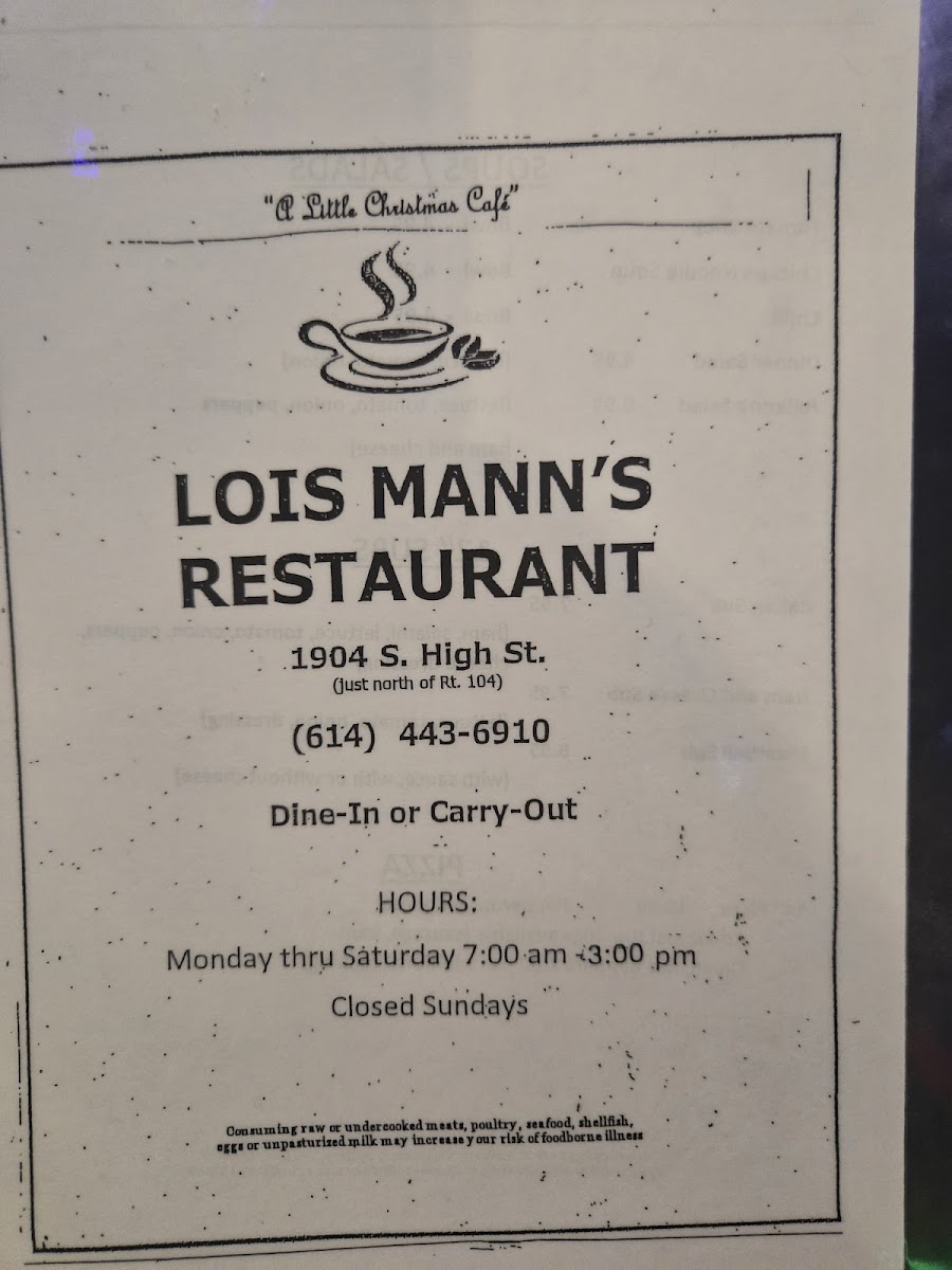 Lois Mann's Restaurant - 10