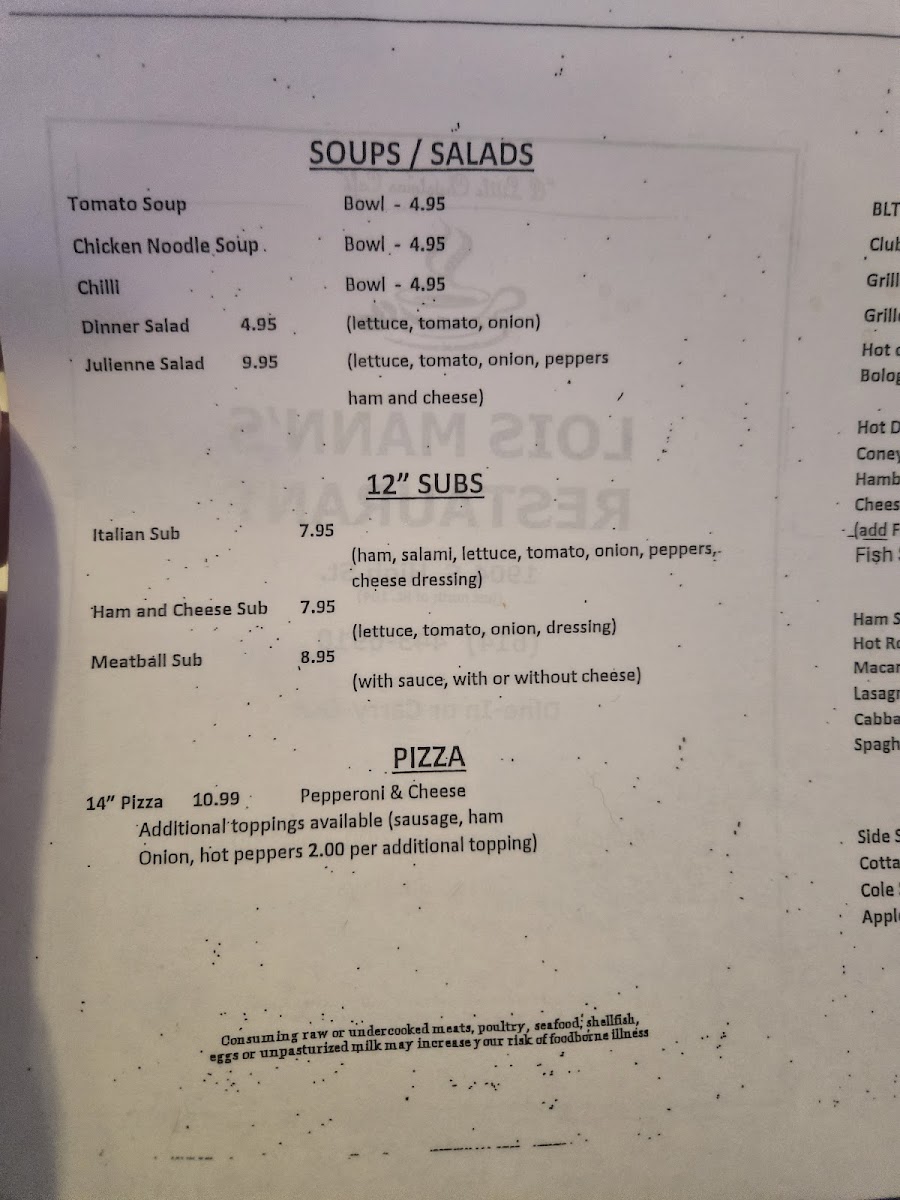 Lois Mann's Restaurant - 8