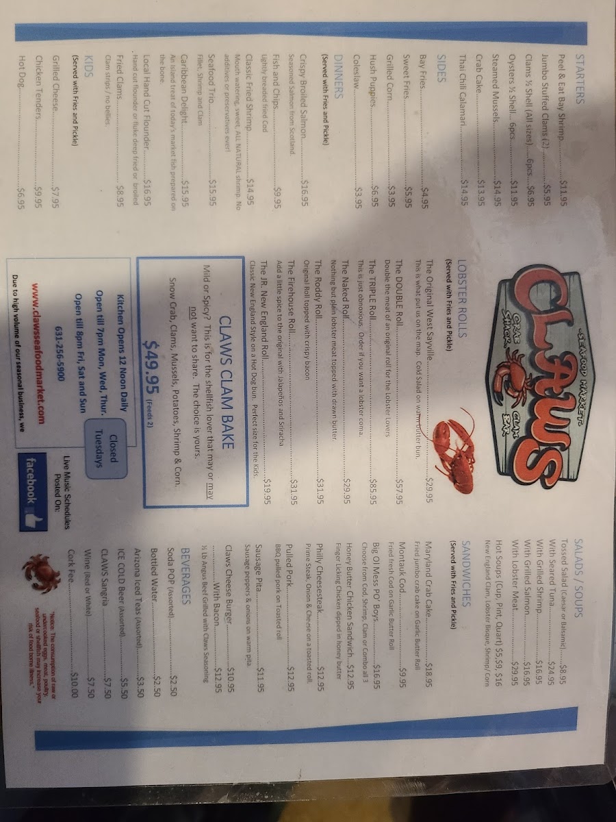 Claws Seafood Market - 3