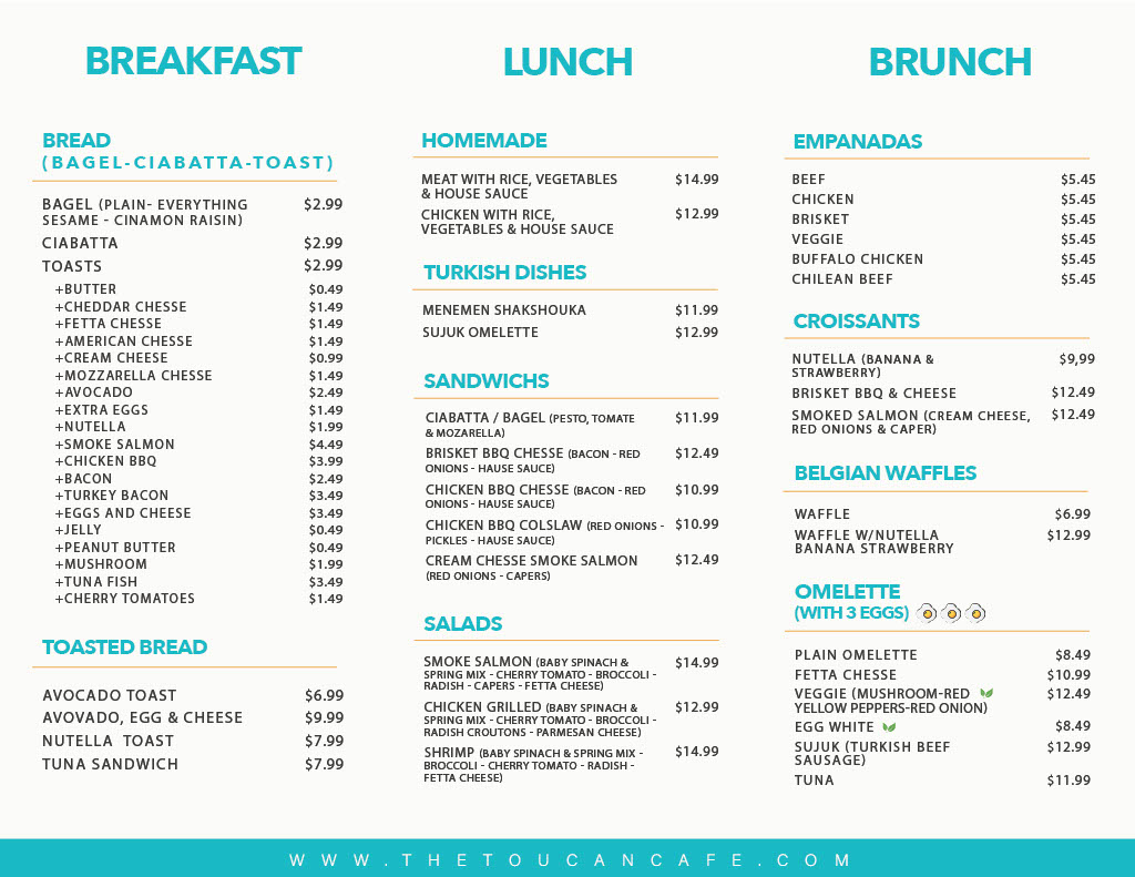 Toucan Cafe - Breakfast Brunch & Lunch - 1