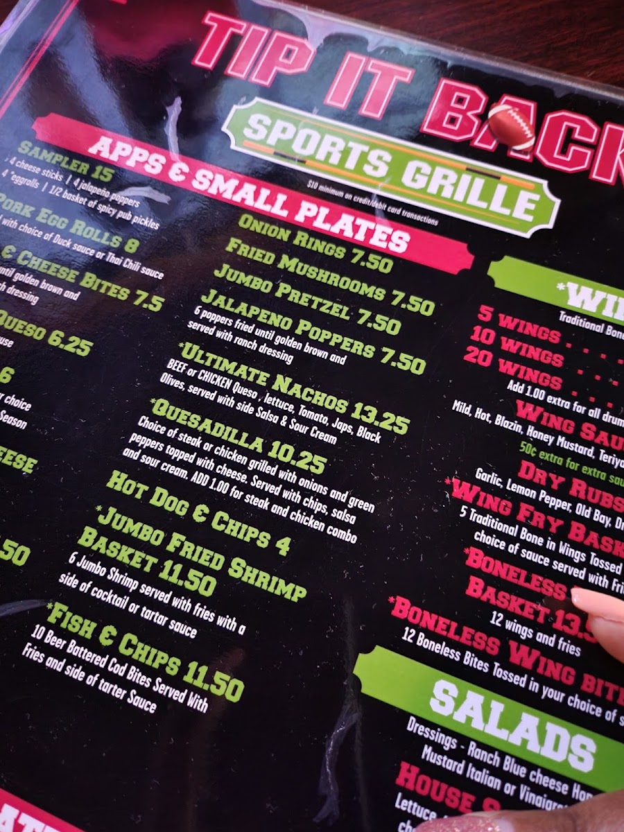 Tip It Back Sports Grille - 1