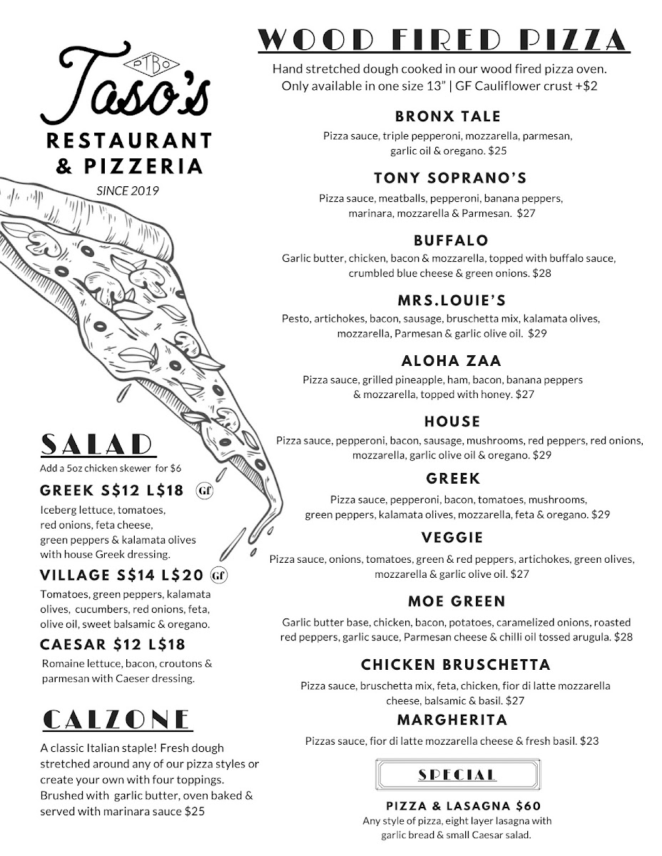 Taso's Restaurant and Pizzeria - 3