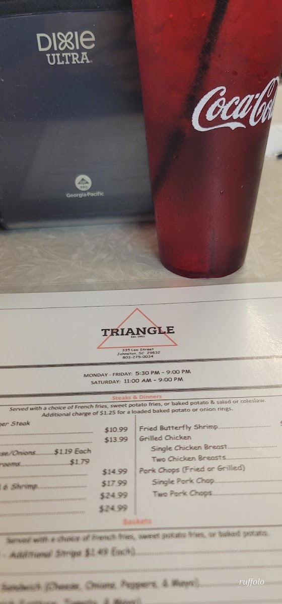 Triangle Restaurant of Johnston, SC - 4