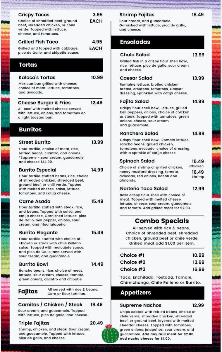 Kaloca's Mexican Grill - 1