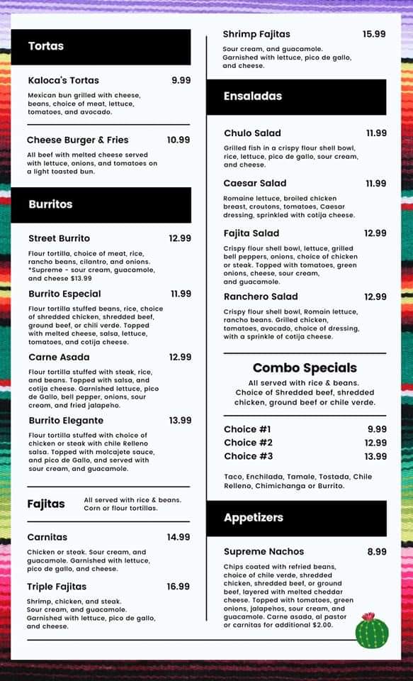 Kaloca's Mexican Grill - 5