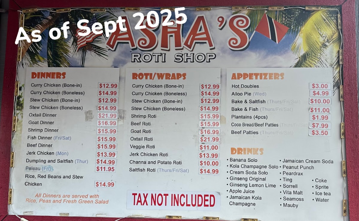 Asha's Roti Shop - 1