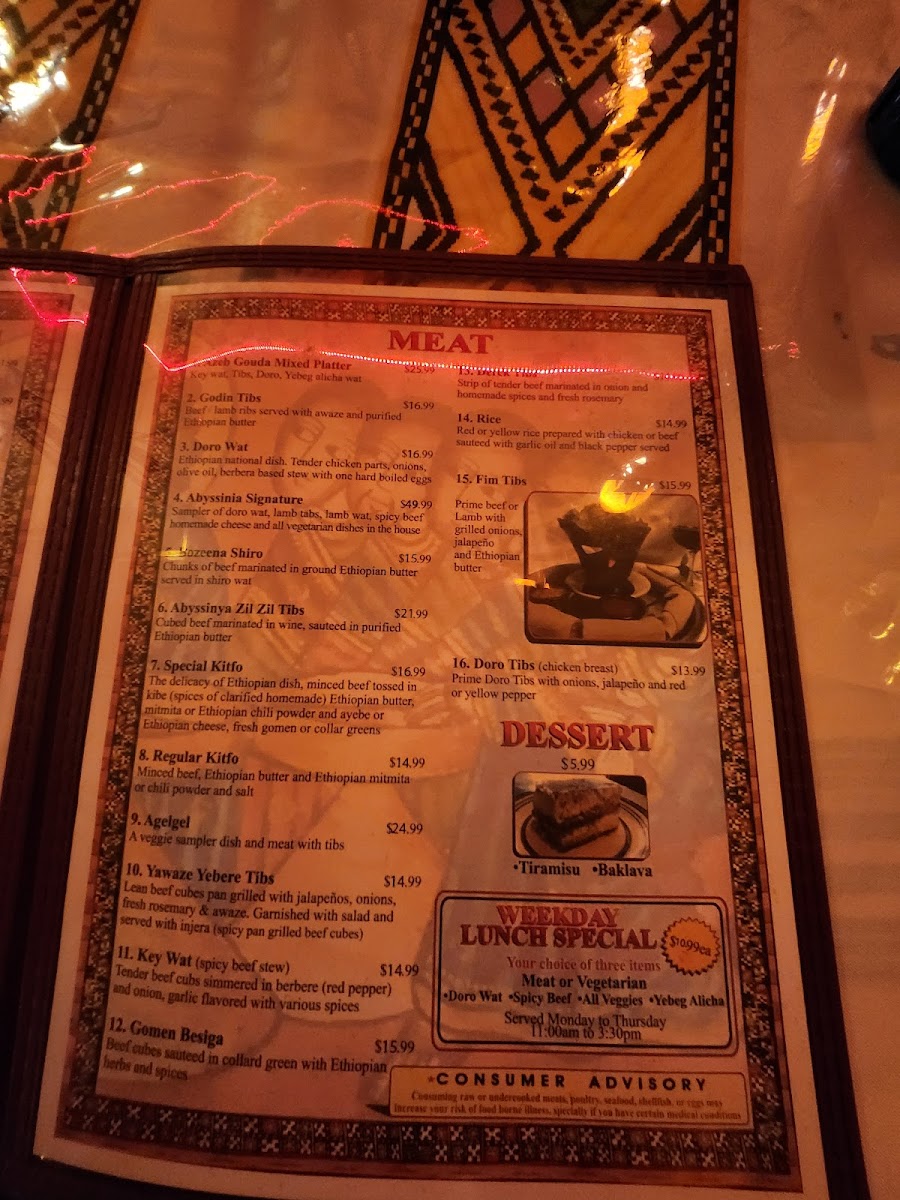 Abyssinia Restaurant and Cafe Ethiopian Cuisine - 1