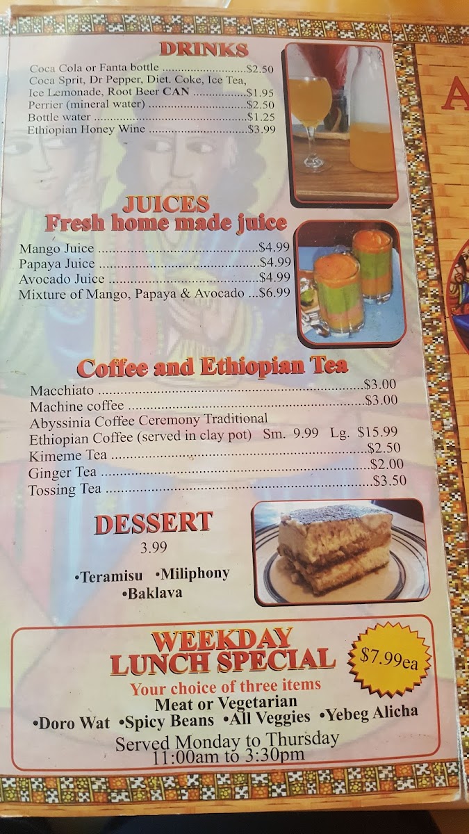 Abyssinia Restaurant and Cafe Ethiopian Cuisine - 7