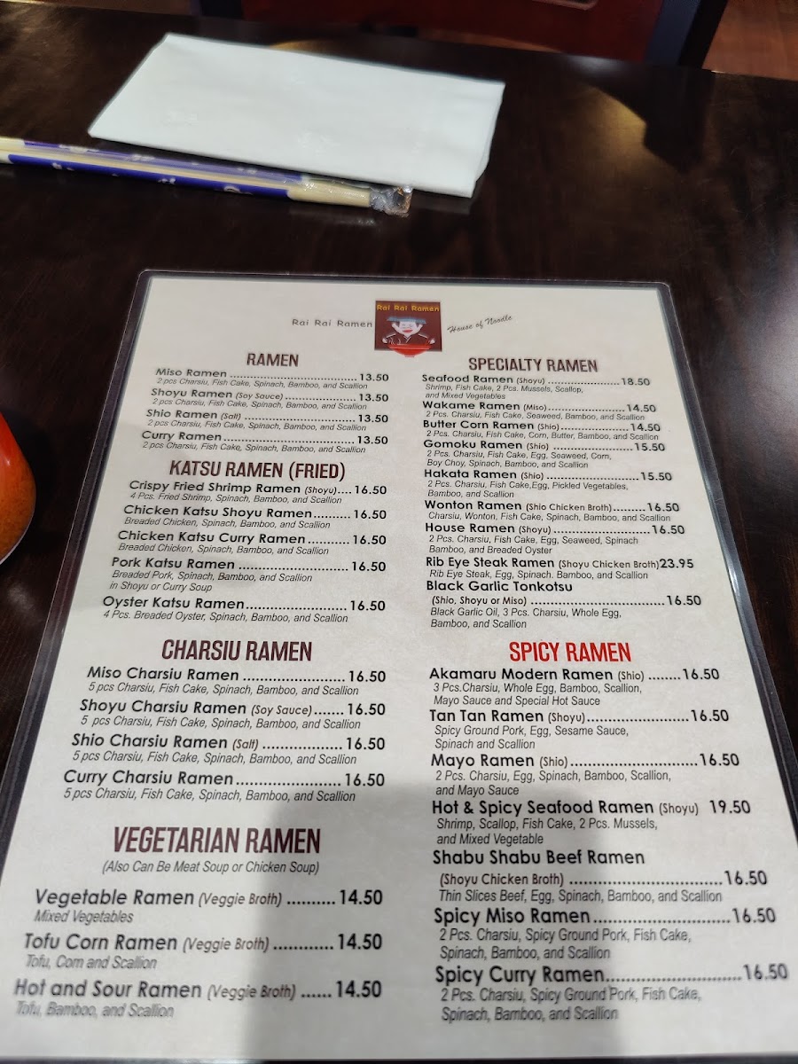 Rai Rai Ramen - Mt. Laurel - - 10