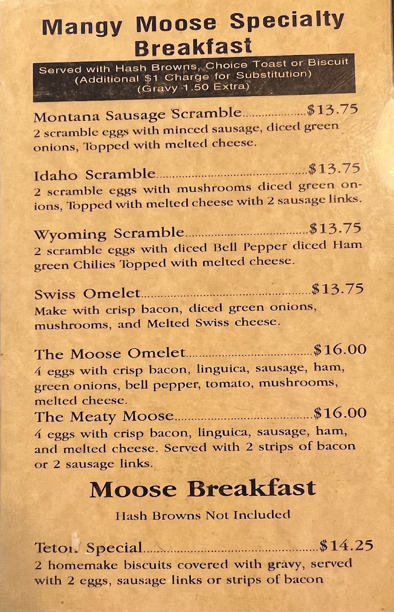 Mangy Moose Cafe - 4
