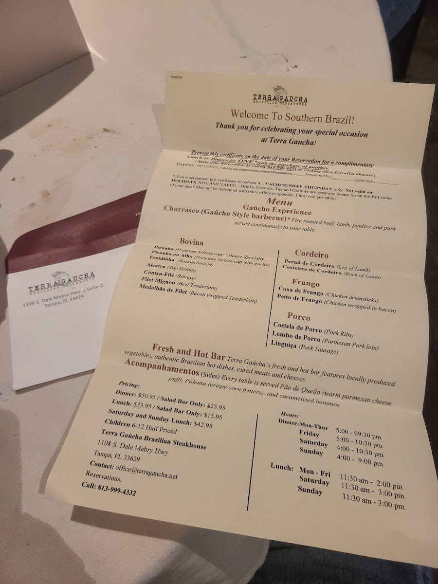 Terra Gaucha Brazilian Steakhouse - Tampa - 10