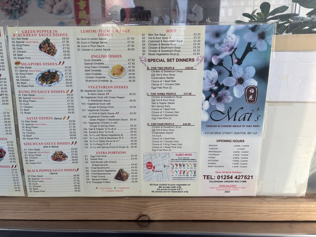 Mai's Chinese Meals Fish & Chips - 2