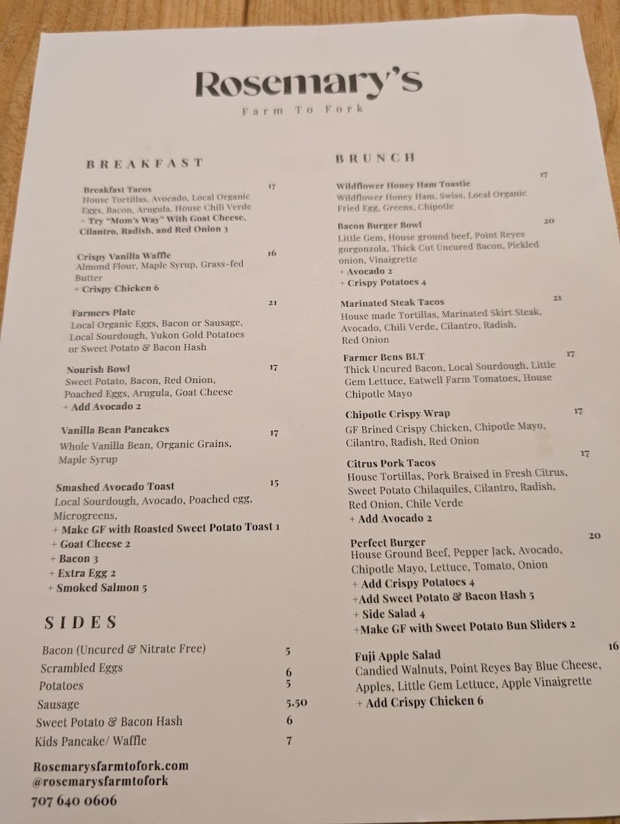 Rosemarys Farm To Fork - 1