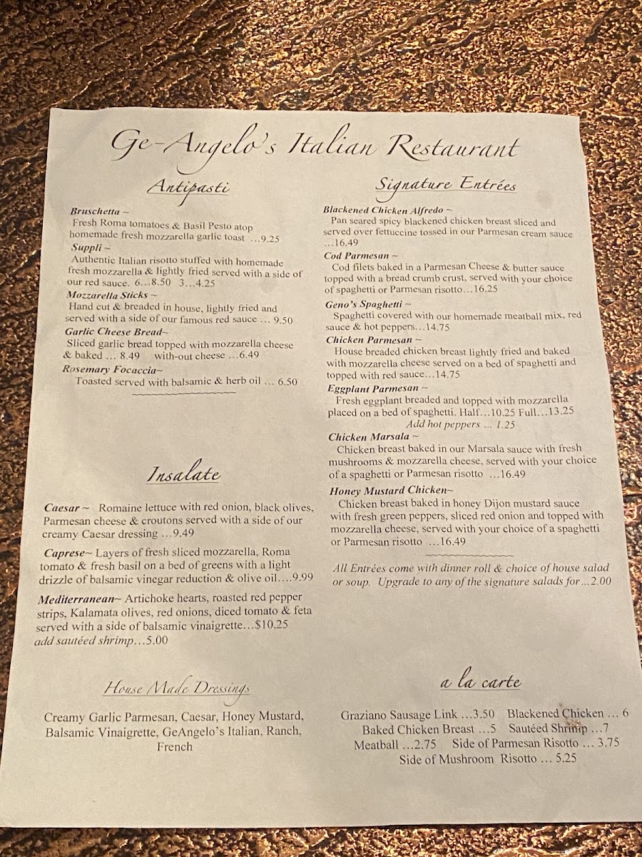 Ge-Angelo's - 1