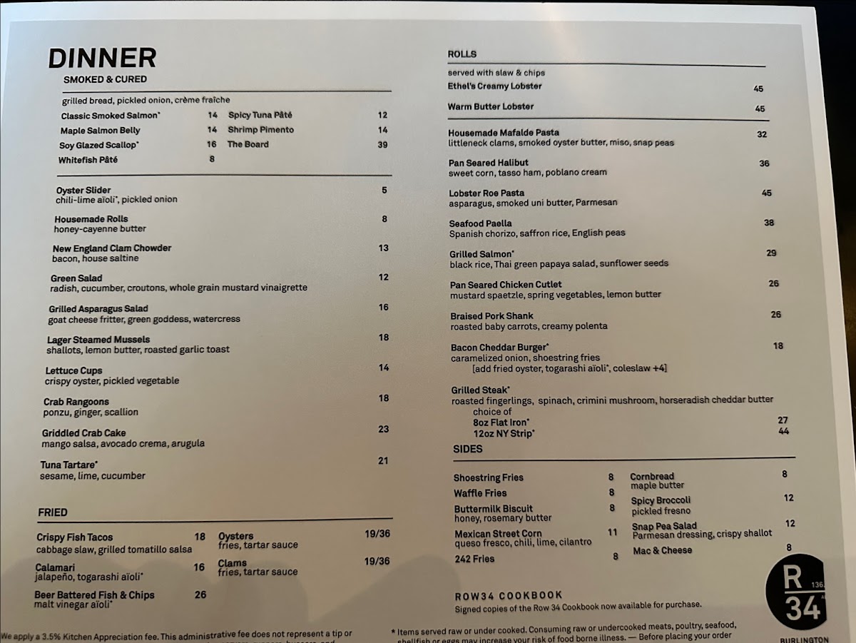 Row 34 | Burlington - 6