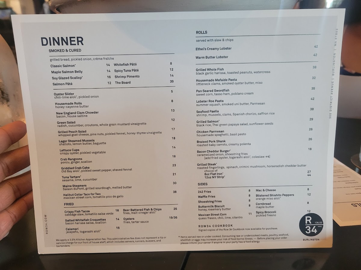 Row 34 | Burlington - 7