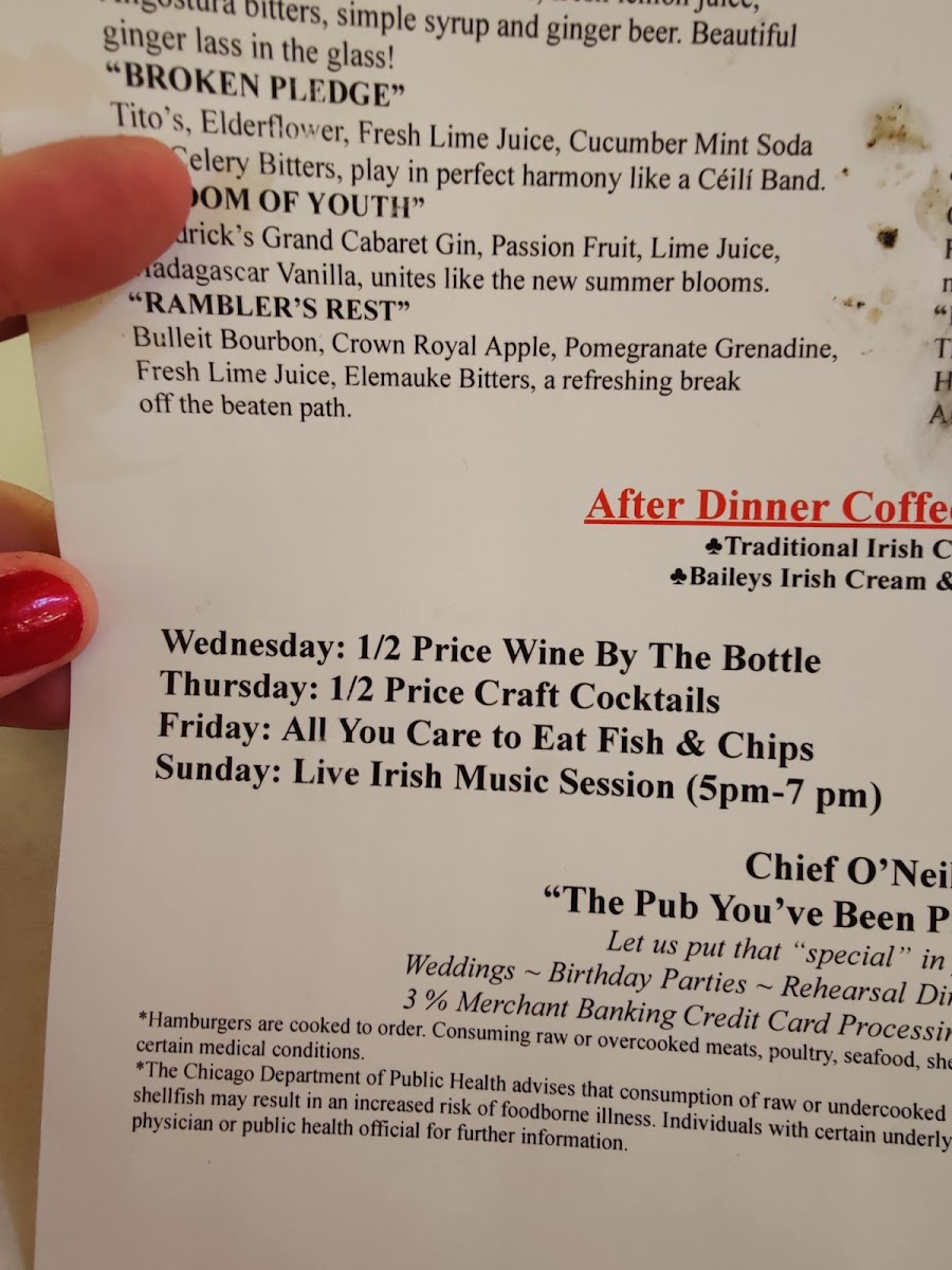 Chief O'Neill's Pub Restaurant Beer Garden - 10