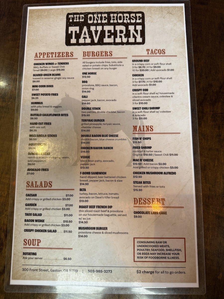 The One Horse Tavern - 1